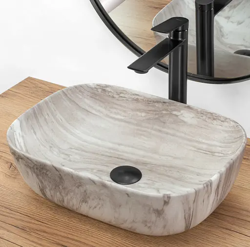 Умивальник Rea Belinda ASH накладний REA-U3324 - фото 4