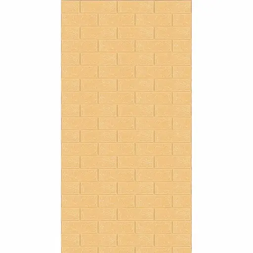 Самоклеящаяся 3D панель в рулоне 3080x700x3мм Бежевый Кирпич (R009-3) SW-00001394 - фото 1