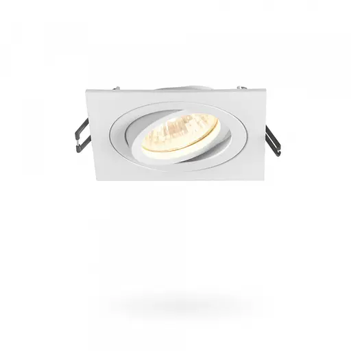 Світильник Videx під лампу GU10 врізний Квадрат Білий VL-SPF08S-W - фото 2