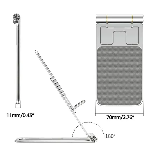 Тримач настільний T2 алюмінієвий для телефону - фото 6