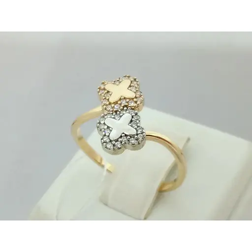 Золоте кільце Імперія золота з фіанітами. КВ1167КИ 17 - фото 2