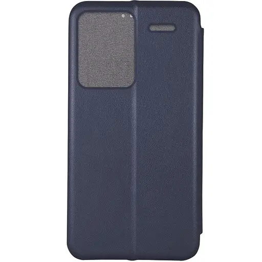 Шкіряний чохол-книжка Classy для Xiaomi Redmi Note 13Pro+ Темно-синій - фото 2