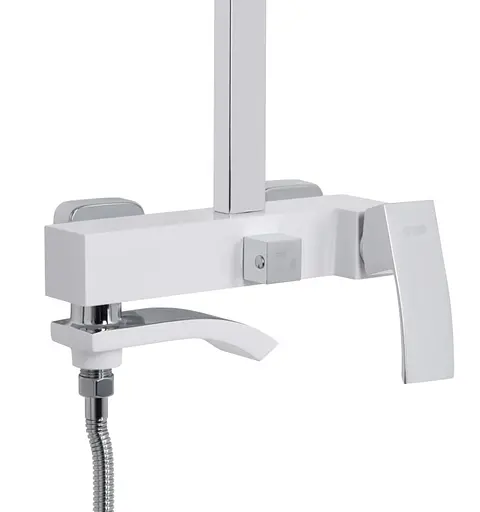 Душевая система универсальная Qtap Swan Cascada Chrome/White с изливом QTSWA111CRW45570 - фото 3