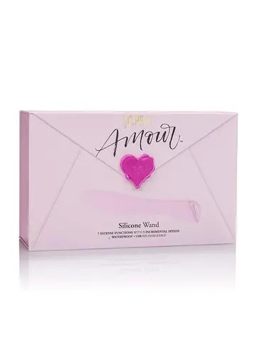 Вібратор Jopen Amour Silicone Wand 20.5 см рожевий - фото 5