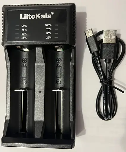 Портативное зарядное устройство Liitokala Lii-C2 для Li-ion/Ni-Mh/Ni-Cd аккумуляторов - фото 8