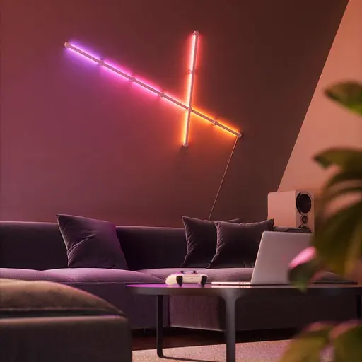 Умная система освещения Nanoleaf Lines Smarter Kit 9шт [80717] - фото 9