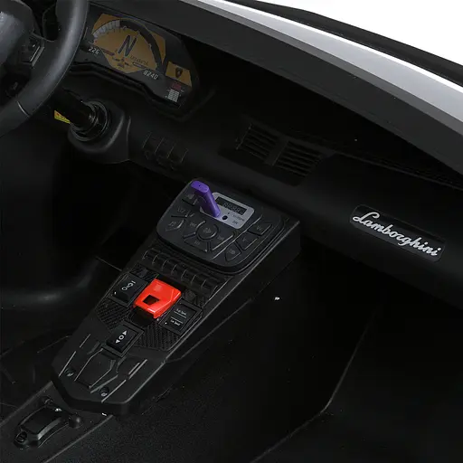 Електромобіль дитячий Bambi Lamborghini Racer M 5738AL-1 з музикою світлом Bluetooth та надувними колесами - фото 5