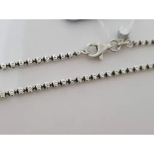 Серебряная цепочка Аметист Фантазийное 25С002ЧШ 50 - фото 2