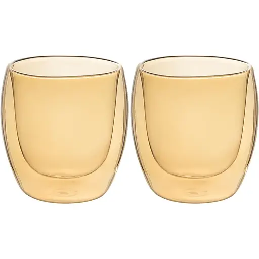 Набір кухлів з подвійними стінками Le Glass Amber 300 мл 2 шт. (605-008)