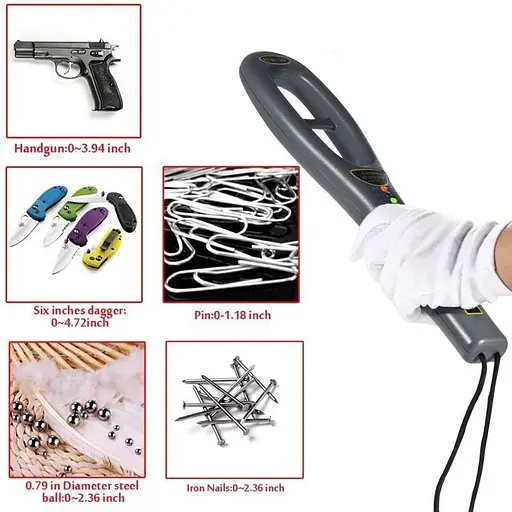 Ручной досмотровый металлоискатель - металлодетектор Easynew GC101H - фото 2