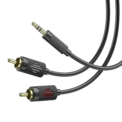 Аудіокабель Hoco UPA28 3.5 мм mini jack на 2 x RCA для стереозвуку