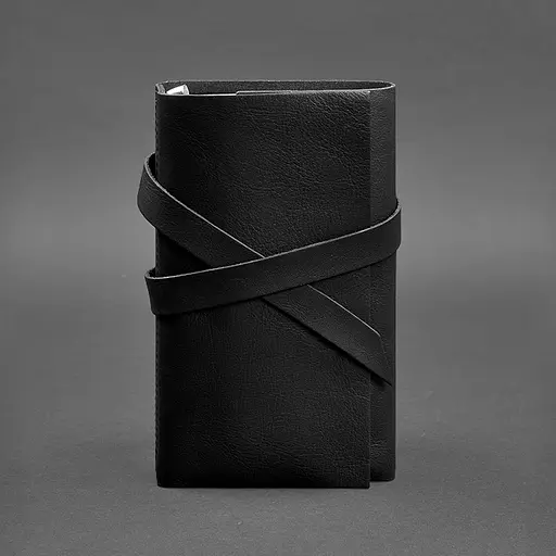 Шкіряний блокнот (Софт-бук) 1.0 чорний - фото 5