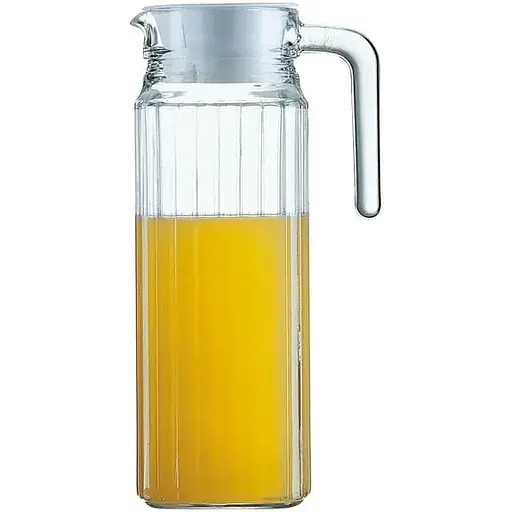 Кувшин Luminarc Quadro стеклянный с крышкой 1.1 л (V4068)