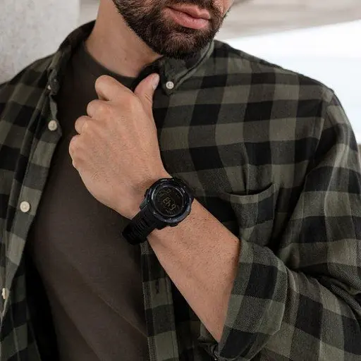 Тактичний годинник North Edge Mars Pro Black 5Bar (Чорний) - фото 4