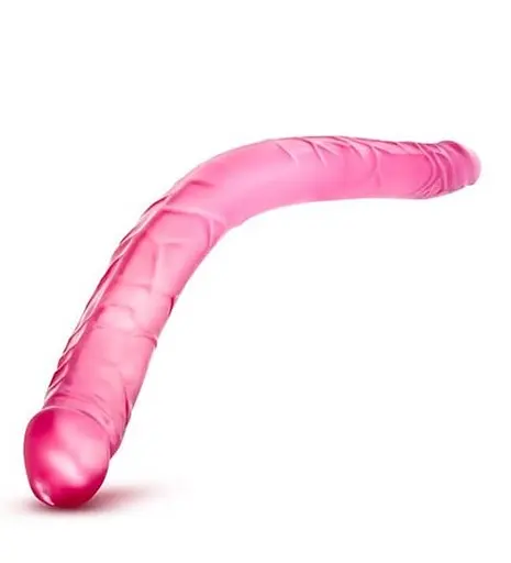 Двосторонній фалоімітатор B Yours 16 Inch Double Dildo 40.6 см рожевий - фото 3