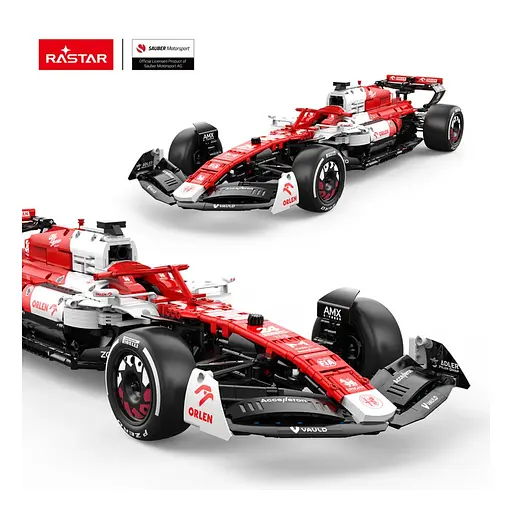 Машинка RASTAR Alfa Romeo F1 C42 Блоки 2261 шт. R/C 1:8 червоний 94400 - фото 6
