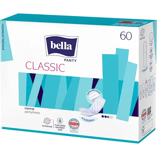 Прокладки гигиенические ежедневные Bella Panty Classic 60 шт.
