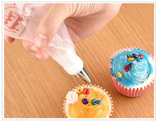 Мішки кондитерські одноразові поліетиленові (100 шт.) 31х26х17 см, Master Прозорий 83362 - фото 8