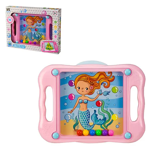 Настільна гра "Логіка-баланс" Bambi MMY8805, 10 змінних карток, кульки Русалочка - фото 1