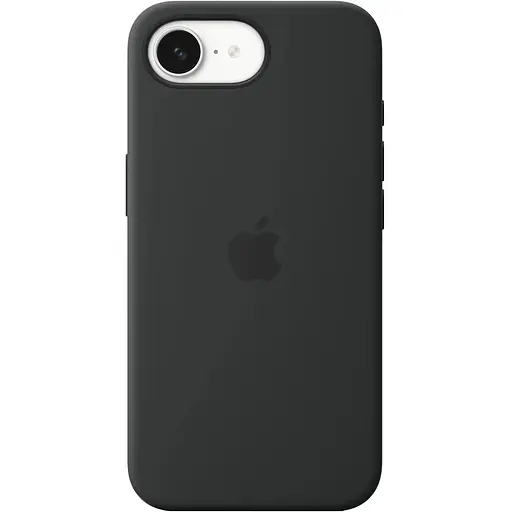 Чехол Silicone Case with MagSafe для Apple iPhone 16e Black AAA [138723]
