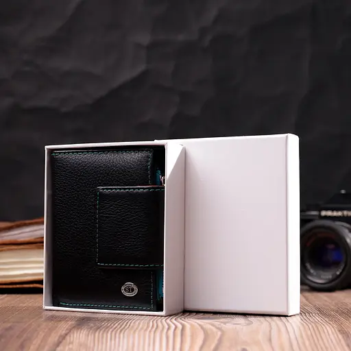 Жіночий шкіряний гаманець ST Leather 9х12х1.5 см acs0028361 - фото 9