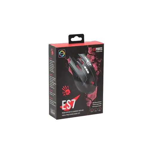 Мишка A4Tech Bloody ES7 Esports Black - фото 7