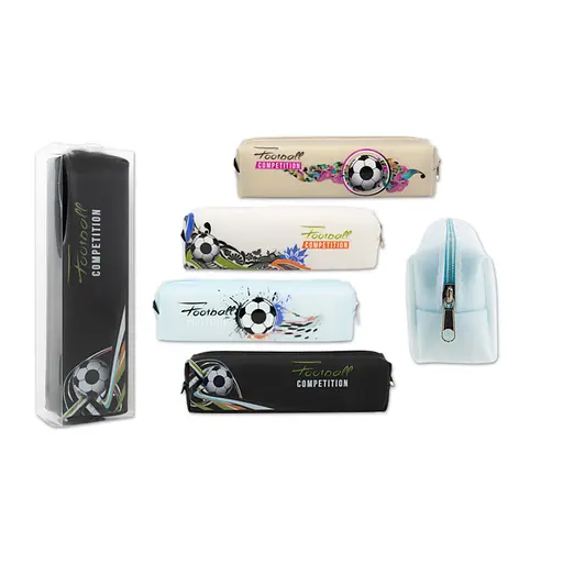 Пенал силіконовий Football, 1 відділення, 20x6x4 см, PVC (В асортименті) - фото 2