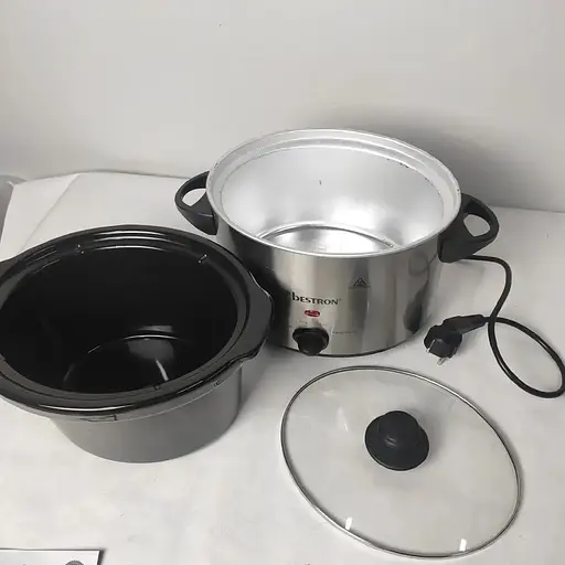 Медленноварка Bestron ASC350 3.5 л, 180 Вт, керамическая чаша, нержавеющая сталь - фото 4