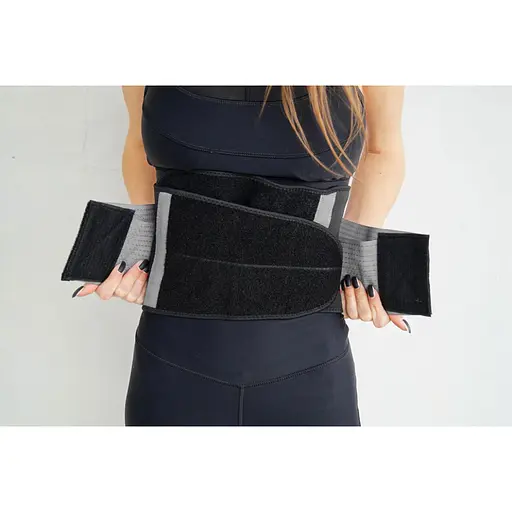 Пояс-корсет для підтримки спини Waist Shaper Power System 6031GR-3 Grey, S/M - фото 4