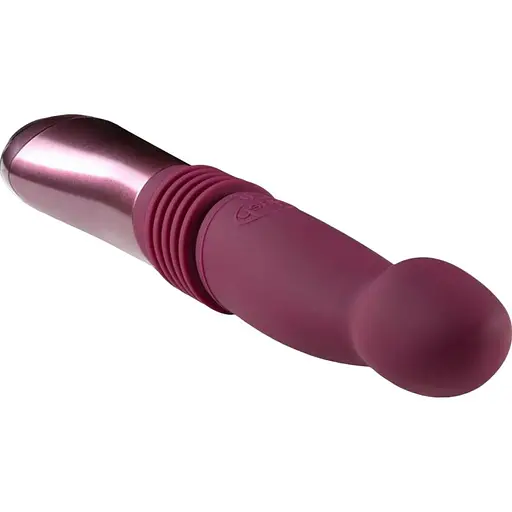 Вибратор Blush Novelties Trixie Thrusting Dildo Wine Red SO8835 (108466) - фото 2