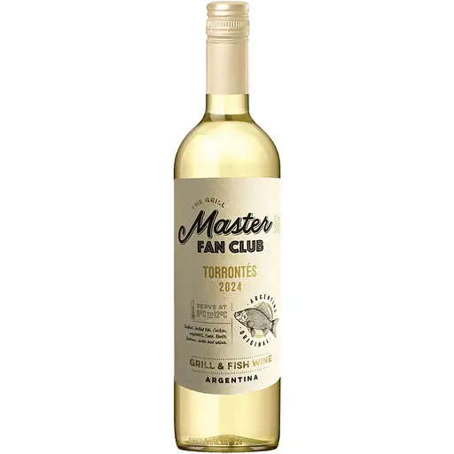 Вино Grill Master Fan Club Torrontes сухое белое 12.5% ​​0.75 л