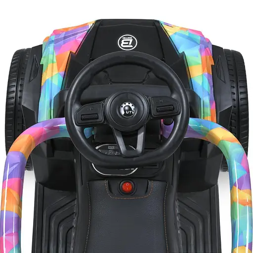 Дитяча каталка-толокар Bambi Racer M 5731EL-12 із батьківською ручкою та музикою - фото 6