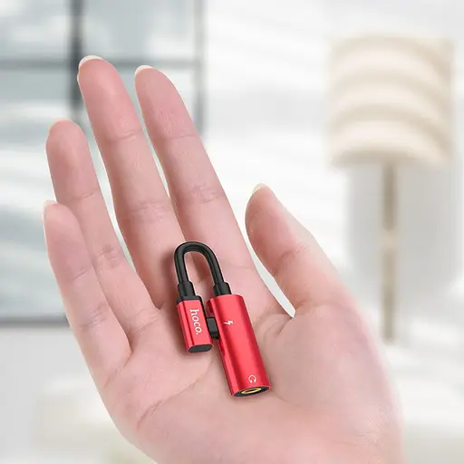 Перехідник Hoco ls19 type-c 2 в 1 audio conver - фото 6