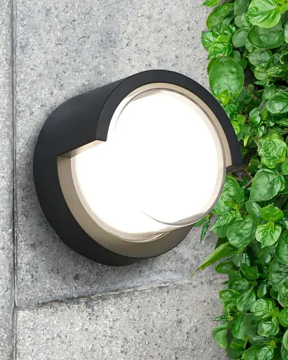 Вуличний світильник Goldlux 328786 Essen LED 1x12W 4000K 1400Lm IP44 чорний - фото 3