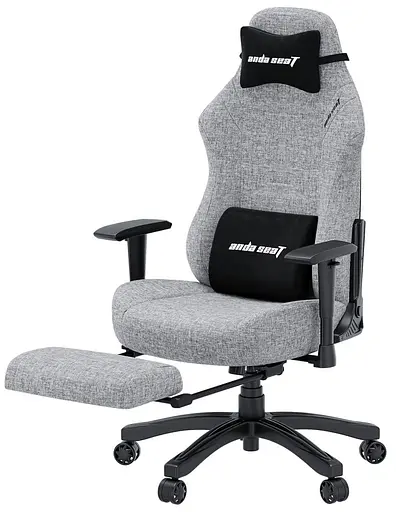 Ігрове крісло Anda Seat Luna Pro Gray Fabric Size L (AD18T-44-G-F) - фото 6
