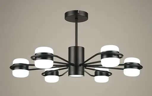 Люстра светодиодная акриловая Sirius B N4557/6 BK