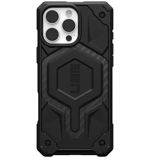 Оригинальный противоударный чехол UAG Monarch для Iphone 16 Pro Max (6.9") Carbon Fiber 114457114242