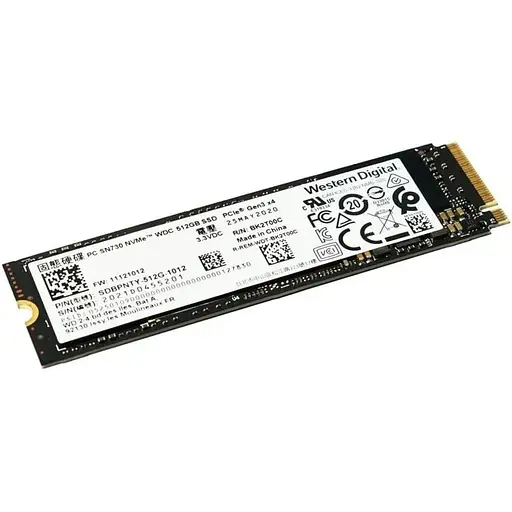 Накопитель SSD WD M.2 2280 512GB (SDBQNTY-512G) Б/У - фото 1