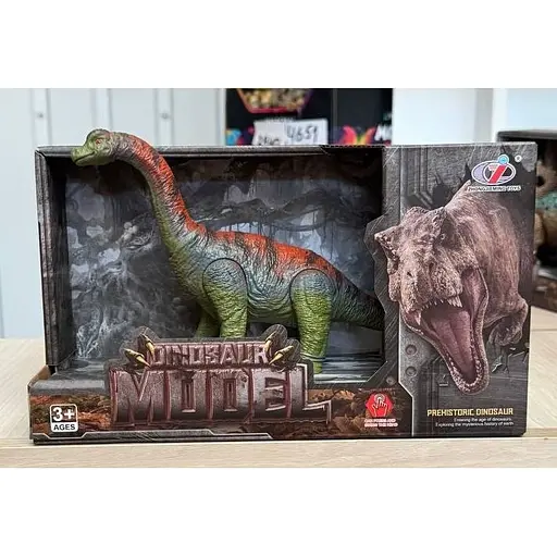 Фігурка Dino Toys Брахіозавр рухомий помаранчево-зелений F4 (Q9899-F4) - фото 2