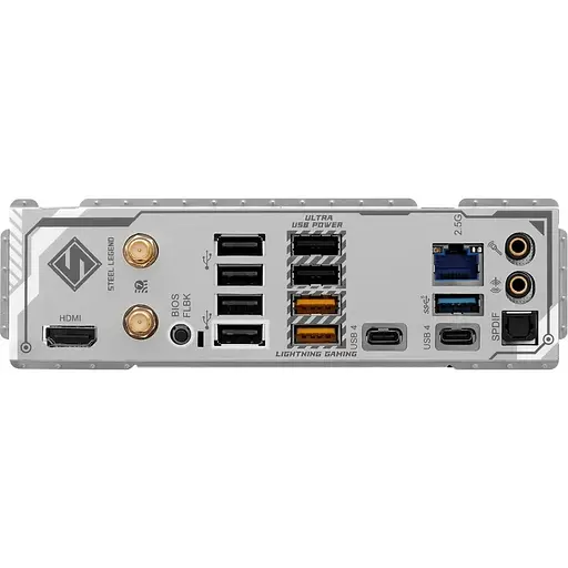 Материнская плата ASRock X870 Steel Legend WIFI (AM5/X870, 4xDDR5, 2xPCIex16, HDMI/USB4, 4xSATA, 3xM.2, 2.5GLan, ATX) - фото 4