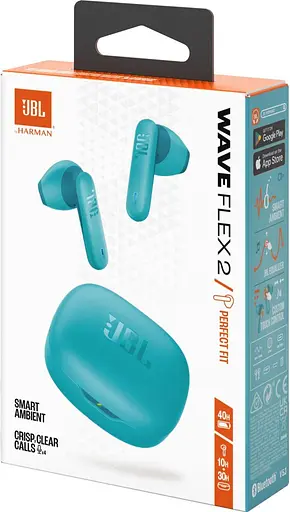 Наушники JBL TWS Wave Flex 2 Blue (JBLWFLEX2BLU) - фото 11