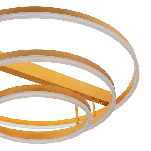 Світлодіодна люстра Brille з золотистим покриттям BL-763C/3 116W G - фото 2