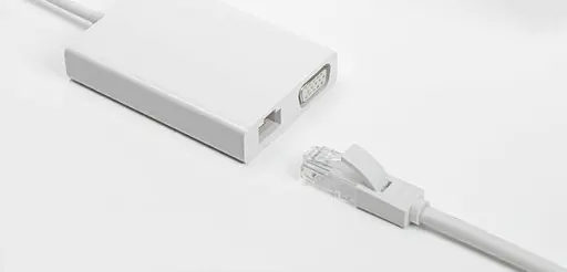 Адаптер хаб конвертер Xiaomi Usb-C - VGA и Gigabit Ethernet ZJQ04TM JGQ4005TY - фото 3