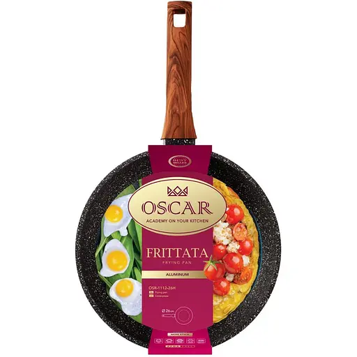 Сковорода Oscar Frittata глубокая без крышки 26 см (OSR-1112-26H) - фото 2