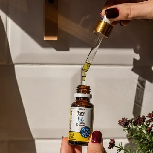 Витамин D3 и K2 Orzax Ocean D3K2 Drop, 20 мл для поддержки костей и иммунной системы - фото 2