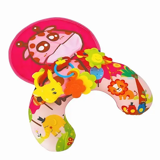 Килимок для немовлят Limo Toy HB 0050 AB текстиль червоний 30 х 45 см