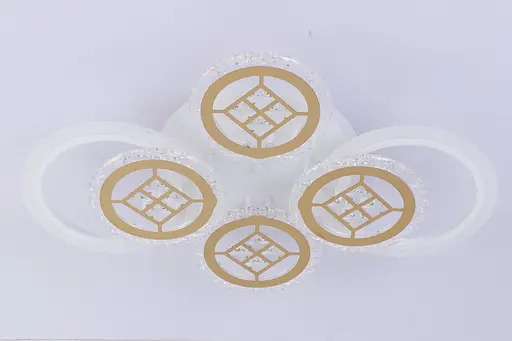 Люстра світлодіодна VALESO V K39928-4+2+1 WT+gold з пультом - фото 2