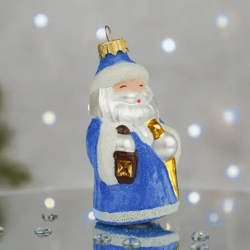 Елочное украшение Санта Шоп Снежный Николай стекло (4820001180114) - фото 6
