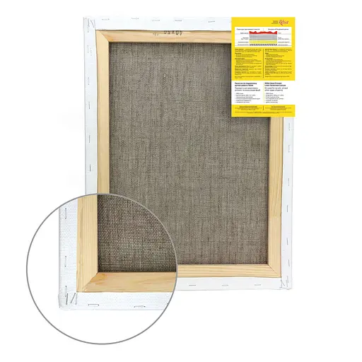 Полотно на подрамник Rosa крупное зерно лен акриловый грунт - фото 6