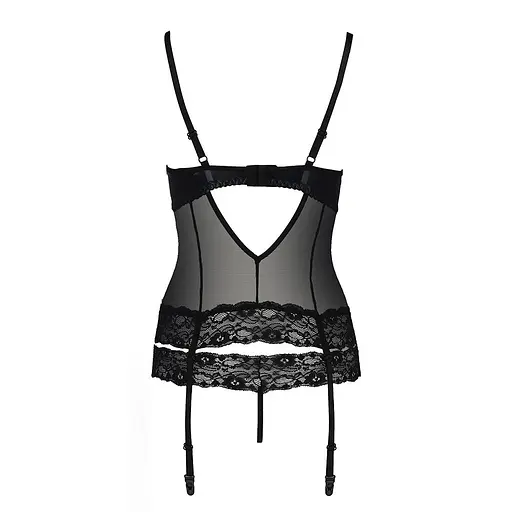Корсет с открытой грудью Passion NORTH CORSet black L/XL - фото 6
